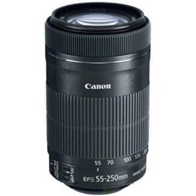 Canon - 55 Mm To 250 Mm - F/5.6 - Telephoto Zoom Lens For Canon Ef/ef-S - 58 Mm Attachment - 0.29X Magnification - 4.5X Optical Zoom - Optical Is