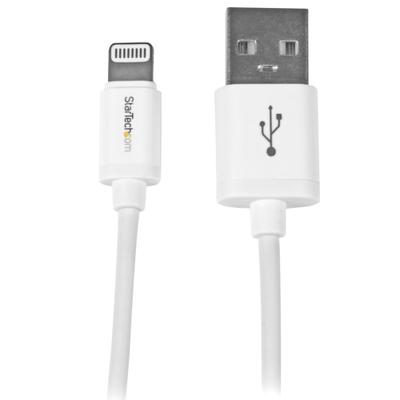 Startech.com 1M (3 Ft) White Apple 8-Pin Lightning Connector To Usb Cable For Iphone / Ipod / Ipad - 3.28 Ft Lightning/usb Data Transfer Cable For Ipad, Iphone, Ipod