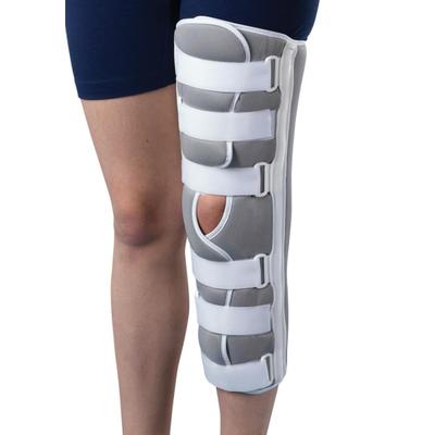 Medline Knee Immobilizer, Small, 16", Gray/white