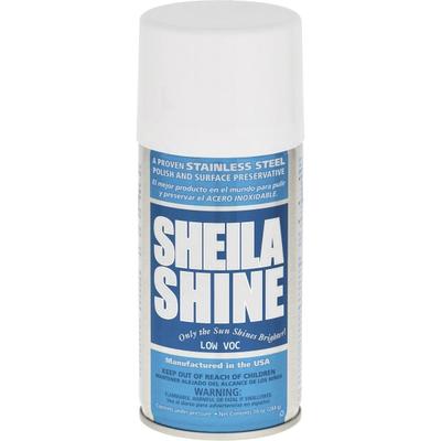 Sheila Shine Stainless Steel Polish - Aerosol - 10 Fl Oz (0.3 Quart) - 1 Each - White