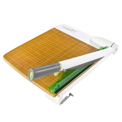 Westcott Carbotitanium Guillotine Heavy-Duty Trimmer, 12", White/green