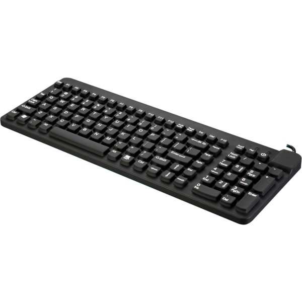 Man & Machine Premium Full Size Waterproof Disinfectable Keyboard - Cable Connectivity - Usb Interface - English, French - Computer - Pc, Mac