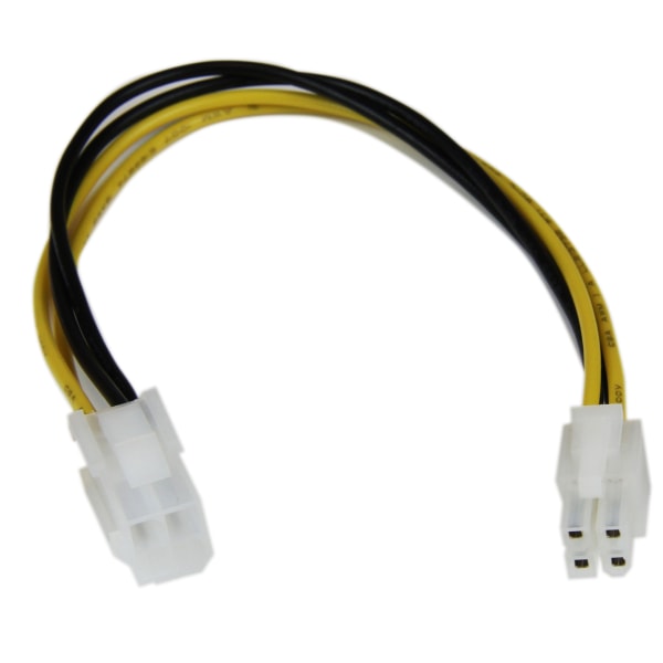 Startech.com 8 In Atx12V 4 Pin P4 Cpu Power Extension - Extend The Reach Of Your Atx12V Power Supply Cpu Power Connector By 8 In