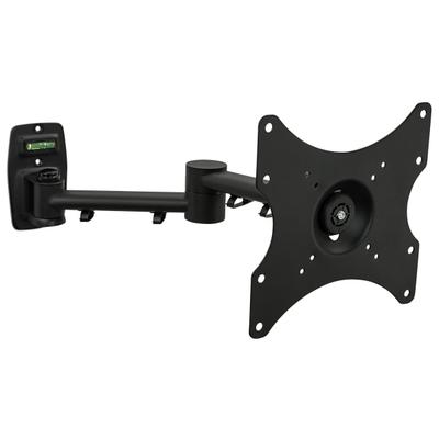 Mount-It! Lockable Wall-Mount Bracket For 13 - 42" Tvs, 9.3"h X 11"w X 3.5"d, Black
