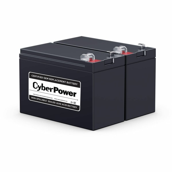 Cyberpower Rb1270X2C Replacement Battery Cartridge - 2 X 12 V / 7 Ah Sealed Lead-Acid Battery, 18Mo Warranty