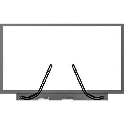 Kanto Sb100 Mounting Bracket For Sound Bar Speaker, Flat Panel Display - Black - 22 lb Load Capacity - 1