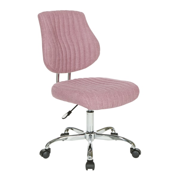 Office Star Sunnydale Fabric Mid-Back Office Chair, Orchid