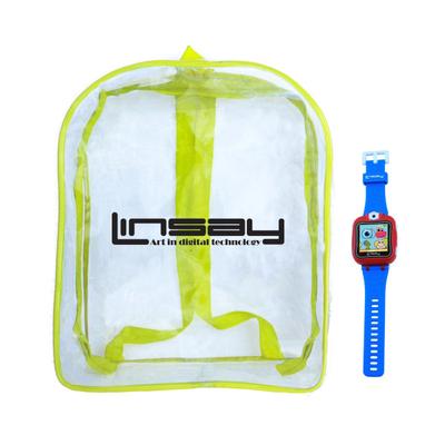 Linsay Kids Smart Watch With Bag, Blue, S5WCLBLUEBAG