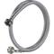 Certified Appliance Accessories 2 Pk Braided Stainless Steel Washing Machine Hoses With Elbow - 72