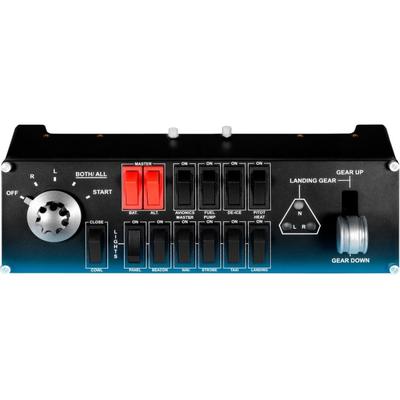 Saitek Flight Switch Panel Professional Simulation Switch Controller - Cable - Usb - Pc - White