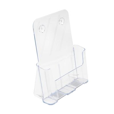 Deflecto Literature Docuholder Letter/magazine Size, 10 3/4"h X 9 1/4"w X 3 3/4"d, Clear