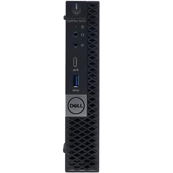 Dell Optiplex 5070 Micro Refurbished Desktop Pc, Intel I5, 16Gb Memory, 256Gb Solid State Drive, Windows 10 Pro