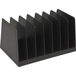 Business Source Desk Step Sorter - 4.5" X 8.8" X 5.5" Depthdesktop - 25% Recycled - Black - Plastic - 1 Each