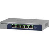 Netgear 5-Port Multi-Gigabit (2.5G) Ethernet Unmanaged Switch - 5 Ports - 2.5 Gigabit Ethernet - 2.5Gbase-T - 2 Layer Supported - 9.24 W Power Consumption - Twisted Pair