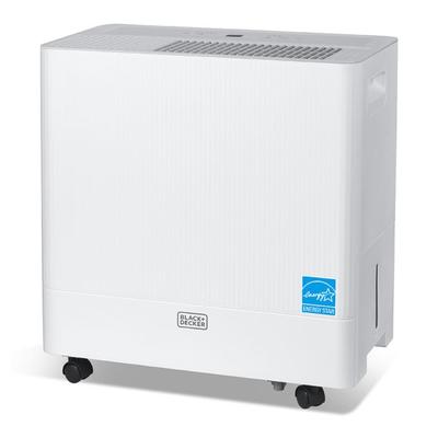 BLACK+DECKER Portable Dehumidifier, 50 Pints, 24-1/4"H x 15-7/16"W x 11-1/8"D