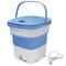 Pure Clean Foldable Mini Washing Machine, Blue/white