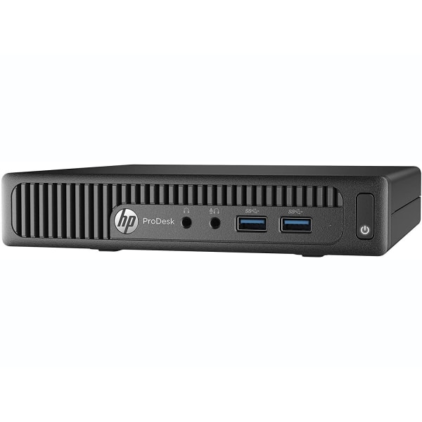 HEWLETT PACKARD CO HP ProDesk 400G2 Mini Refurbished Desktop PC, Intel Core i5, 16GB Memory, 256GB Solid State Drive, Windows 10 Pro, RF610664