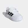 Klettschuh ADIDAS SPORTSWEAR "BREAKNET 2.0 KIDS", Gr. 26, schwarz-weiß (cloud weiß, core schwarz, cloud weiß), Synthetik, sportlich, Schuhe, für Kinder
