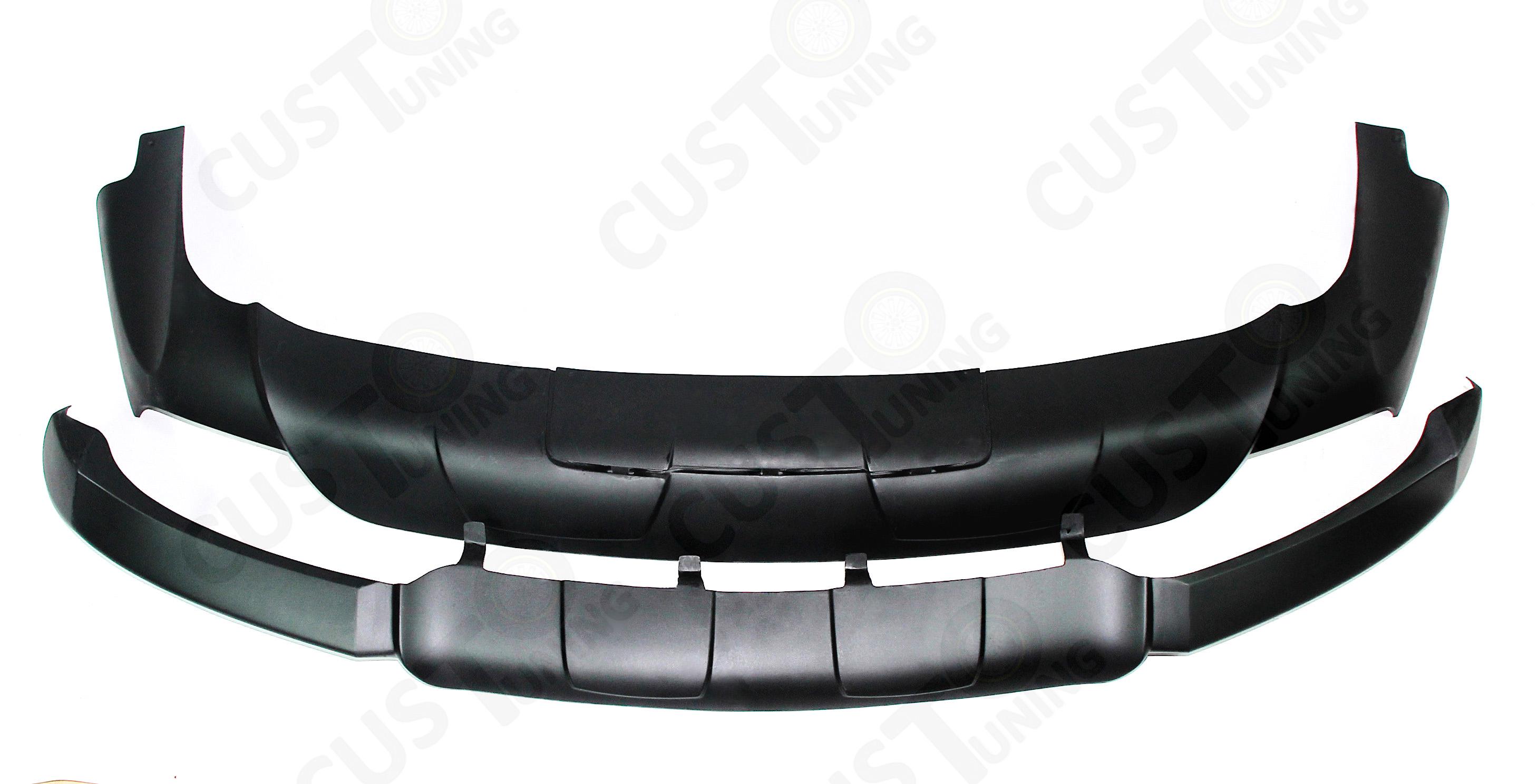 Kit carrosserie aérodynamique - jeu de becquets avant et arrière pour BMW X5 E70 2006-2009. Fabriqué en fibre de verre de haute qualité - FRP avec fin