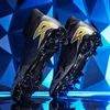Tenagers Herren-Fußballschuhe, rutschfest, AG/TF, Fußballschuhe, Stiefeletten, Unisex, große Größe,