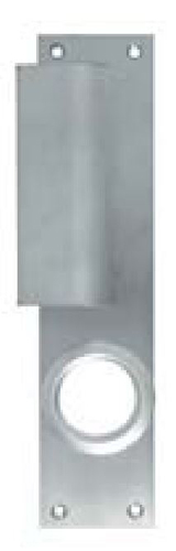 Plaque de porte palière PL 867T réversible avec poignée ISEO 9701867TCA