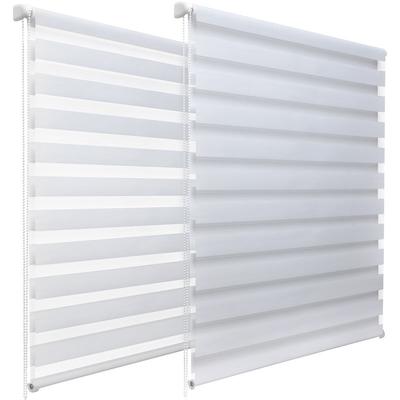 Doppelrollo SolDecor DL2 Weiß, 150x65x4 cm - Sol Royal Image