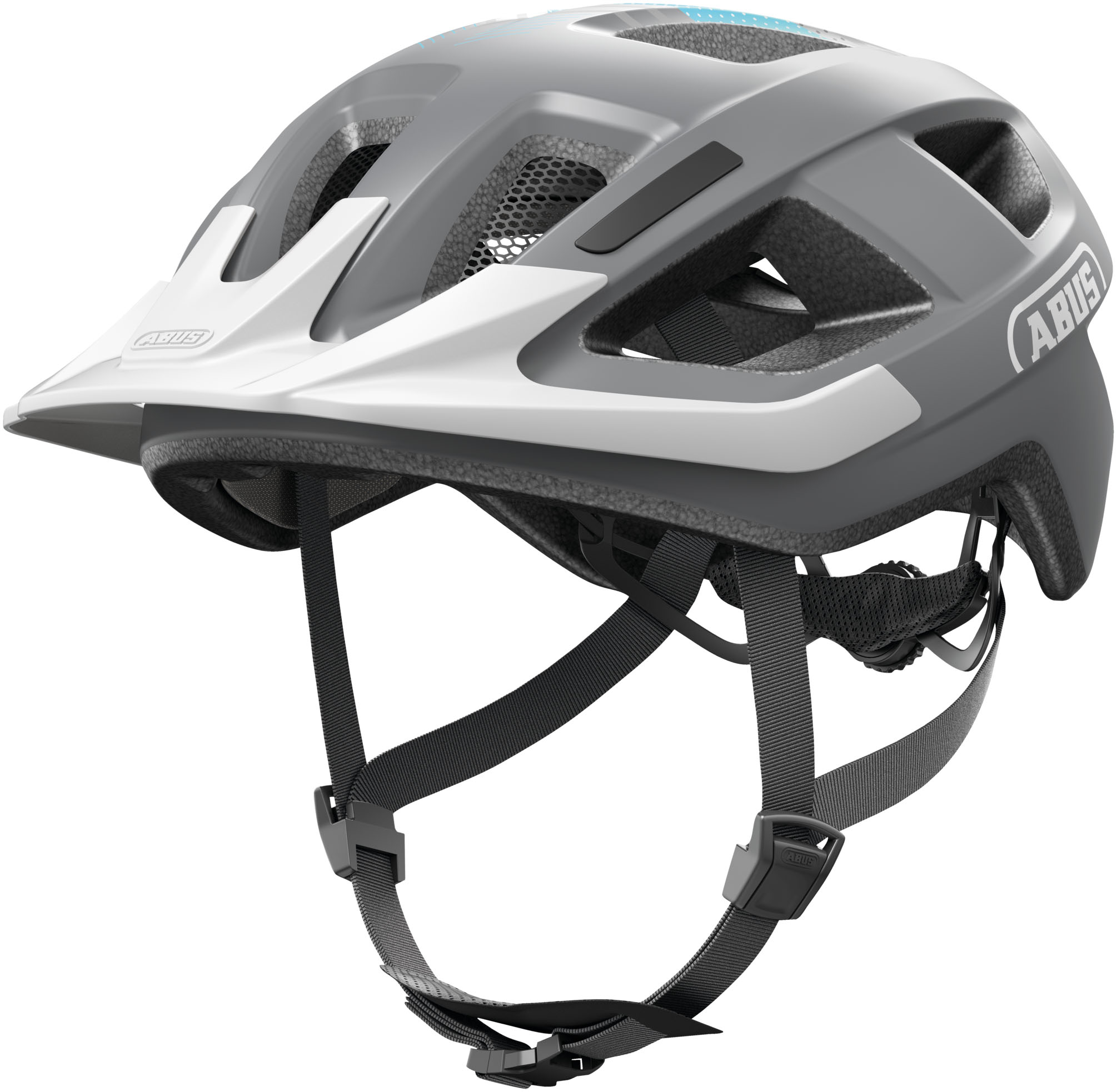 Fahrradhelm ABUS "Aduro 3.0 LED" Gr. S, grau (grau (race grau)), Helme, S Image