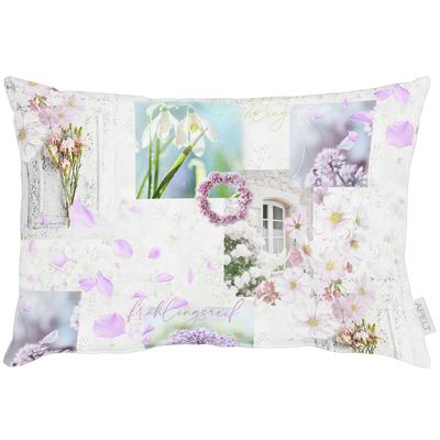 Dekokissen APELT "6722", lila (lavendel, rosa, blau, bedruckt), B:35cm H:5cm L:50cm, Polyester, Baumwolle, Dekokissen_Sitzkissen_Kissenhüllen Image