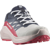 Trailrunningschuh SALOMON "ALPHAGLIDE GTX W", Gr. 41, lunar rock, blau nights, rouge rot, Synthetik, Textil, sportlich, Schuhe, wasserdicht