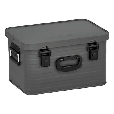 Aufbewahrungsbox ENDERS "Toronto Alubox S Grey", grau, B:33,5cm H:27cm T:47,5cm, Aluminium, Aufbewahrungsboxen, mit robu