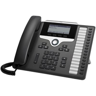 Cisco 7861 Ip Phone - Corded - Wall Mountable - Charcoal - 16 X Total Line - Voip - 3.5" - Enhanced User Connect License - 2 X Network (Rj-45)
