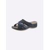 Pantolette CASUAL LOOKS, Damen, Gr. 39, blau (marine), Lederimitat, sportlich, Schuhe