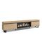SKRAUT HOME Wohnzimmer-TV-Schrank, Viel Stauraum, 267x35x57cm, Großformat-TV, XXL-Elektrokamin, Industriedesign, Farbe Eiche - 489_22