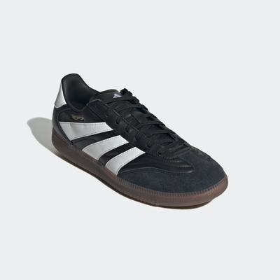 Fußballschuh ADIDAS PERFORMANCE "PREDATOR FREESTYLE IN", Gr. 43, schwarz-weiß (core schwarz, cloud weiß, gold metallic),