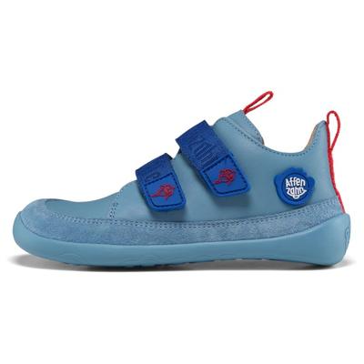 Affenzahn - Kid's Barfußschuh Leder Buddy - Freizeitschuhe 23 | EU 23 shark /blau Image