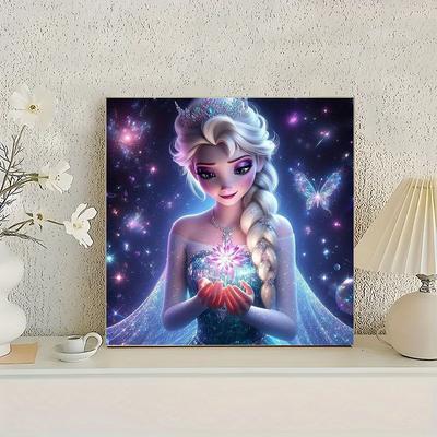 TEMU 1 Set 5d Diamond Painting Kit - Large, Beginner-friendly, Full Coverage Acrylic Art Set With Magical Design For Home Wall Decor & Unique Holiday Gifts Image