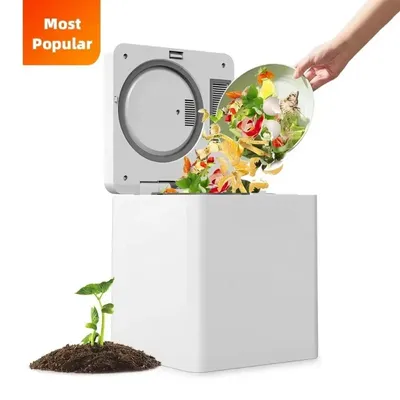 Kitchen Food Compost Buckett Organic Home Food Waste Fertilizer Processor Grinder Dryer Making