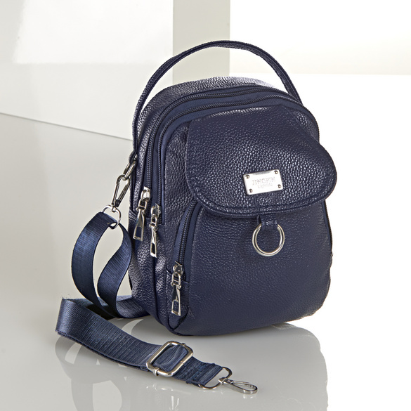 Boxy Bag Handtasche "Eva" navy Image