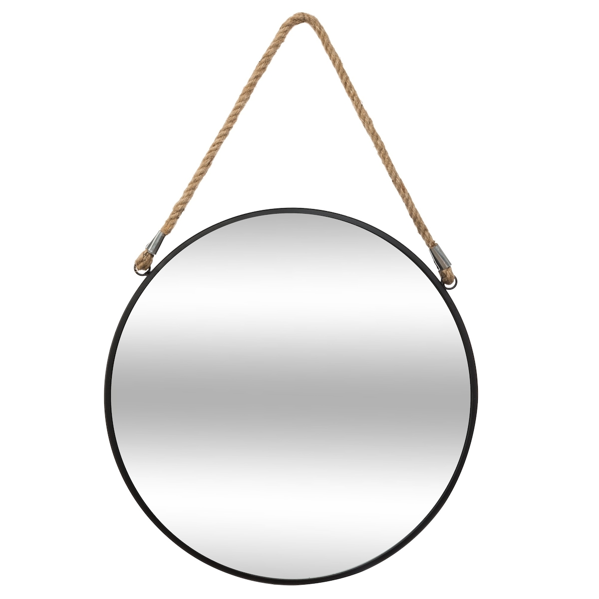 WellHome - Runder Metallspiegel mit Seil Ø55 cm Image