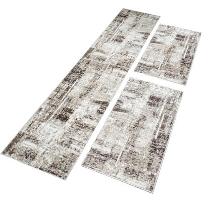 Bettumrandung MY HOME "Salsa" Gr. 14, braun, H:9mm, Obermaterial: 88% Polypropylen, 12% Polyester, Bettumrandung, mit besonders weichem Flor, Kurzflor, im Vintage-Look, dichte Qualität Image