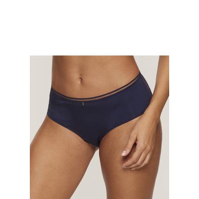 Panty S.OLIVER "Pauline", Damen, Gr. 32/34, blau (dunkelblau), Spitze, Microtouch, Obermaterial: 81% Polyamid, 19% Elasthan, Unterhosen, aus feiner Spitze und weichem Microtouch-Material Image