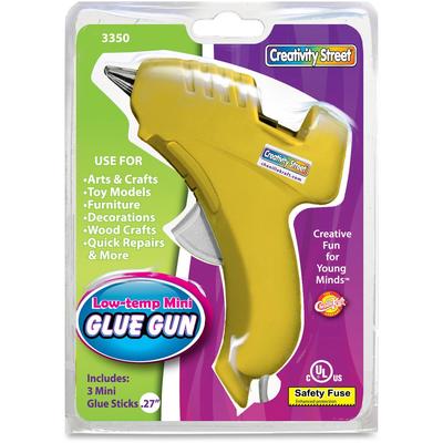 Chenille Kraft Company Glue Gun, Trigger Style, Includes 3 Glue Sticks, Assorted (CKC3350)