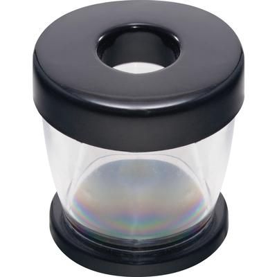 Gem Office Products 700B Clip Dispenser, Clear/Black GPC700B