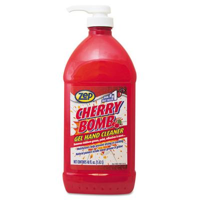 Zep Inc. ZUCBHC48EA Gel Hand Cleaner, Cherry, 48 oz Pump Bottle