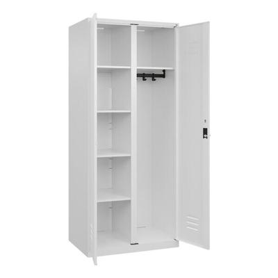 CP Wäsche- und Garderobenschrank »Classic Plus Korpus weiß« Drehriegelverschluss Fa weiß, 80x185x50 cm Image
