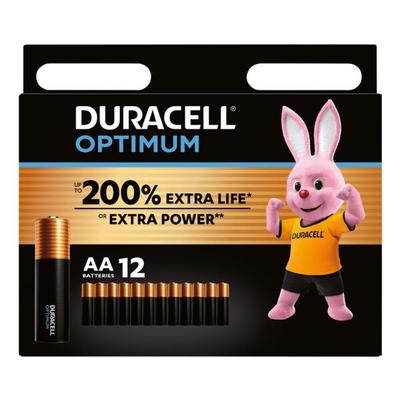 Duracell 12er-Pack Batterien »Optimum« Mignon / AA Image