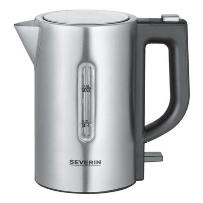 SEVERIN Mini Reise-Wasserkocher WK 3647 - 0.5 L silber, 11.7x17.3x11.5 cm Image