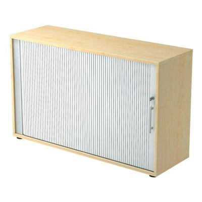 HAMMERBACHER Querrollladenschrank »Flexiline II« 120 cm breit 2 OH braun, 120x74.8x40 cm Image