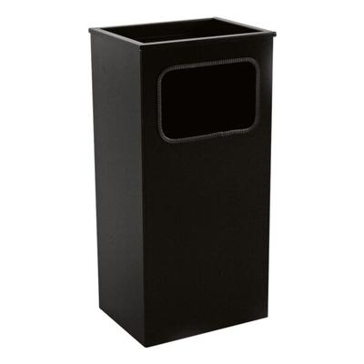 SZ Metall Standaschenbecher Stahlblech 11,6 Liter schwarz, 30x62x23 cm Image