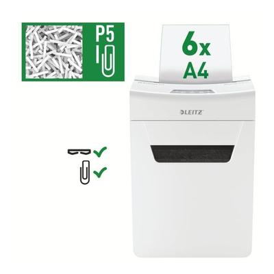 Leitz Aktenvernichter »IQ 6M Protect Premium« weiß, 22x48.9x21.8 cm Image
